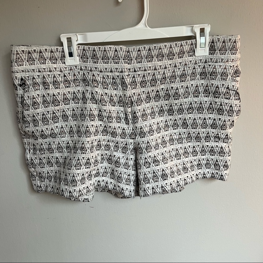 LOFT Metallic Jacquard Printed Shorts